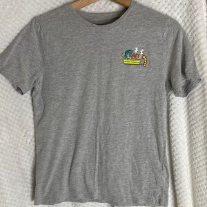 Under Armour Fishing theme Gray Graphic Tee